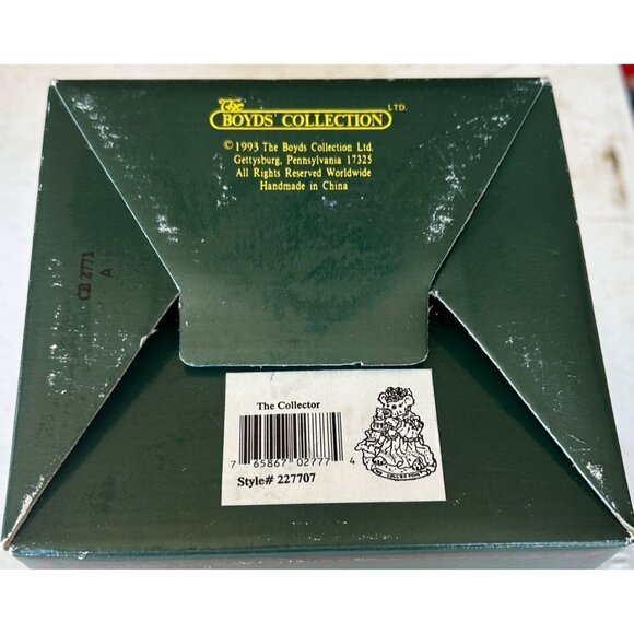 VTG 1998 The Boyds Collection Collectible Bear Trinket #227707 "The Collector" - Picture 15 of 15